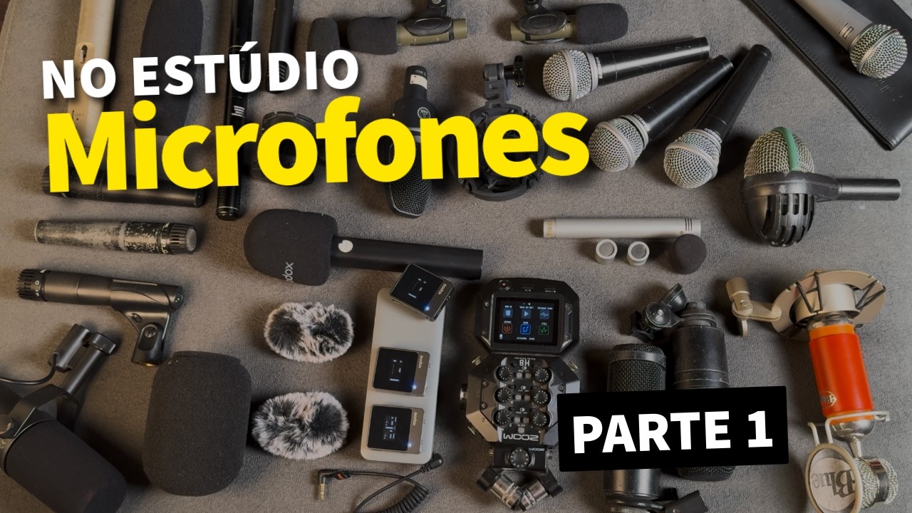 No estúdio: Microfones (Parte 1) | Como escolher o microfone certo