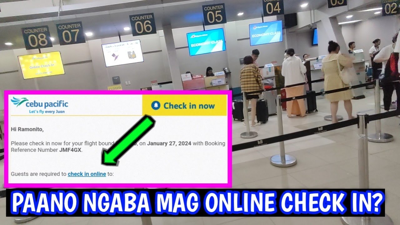 PAANO MAG ONLINE CHECK IN TUTORIAL SA CEBU PACIFIC? GAANO NGABA KA HIRAP?
