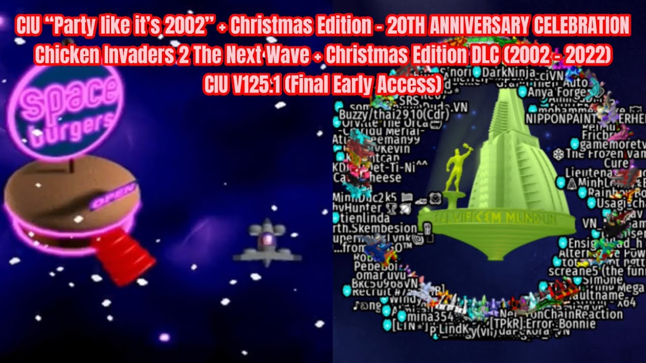 CIU (“Party like it’s 2002” + Xmas Edition) | 20TH ANNIVERSARY CELEBRATION CI2 (2002 - 2022)