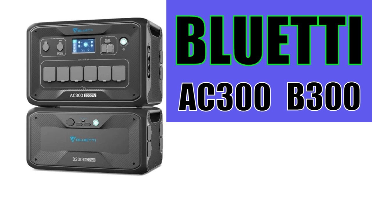 BLUETTI AC300 z B300 Test potwora energetycznego z doładowywaniem przez panele PV