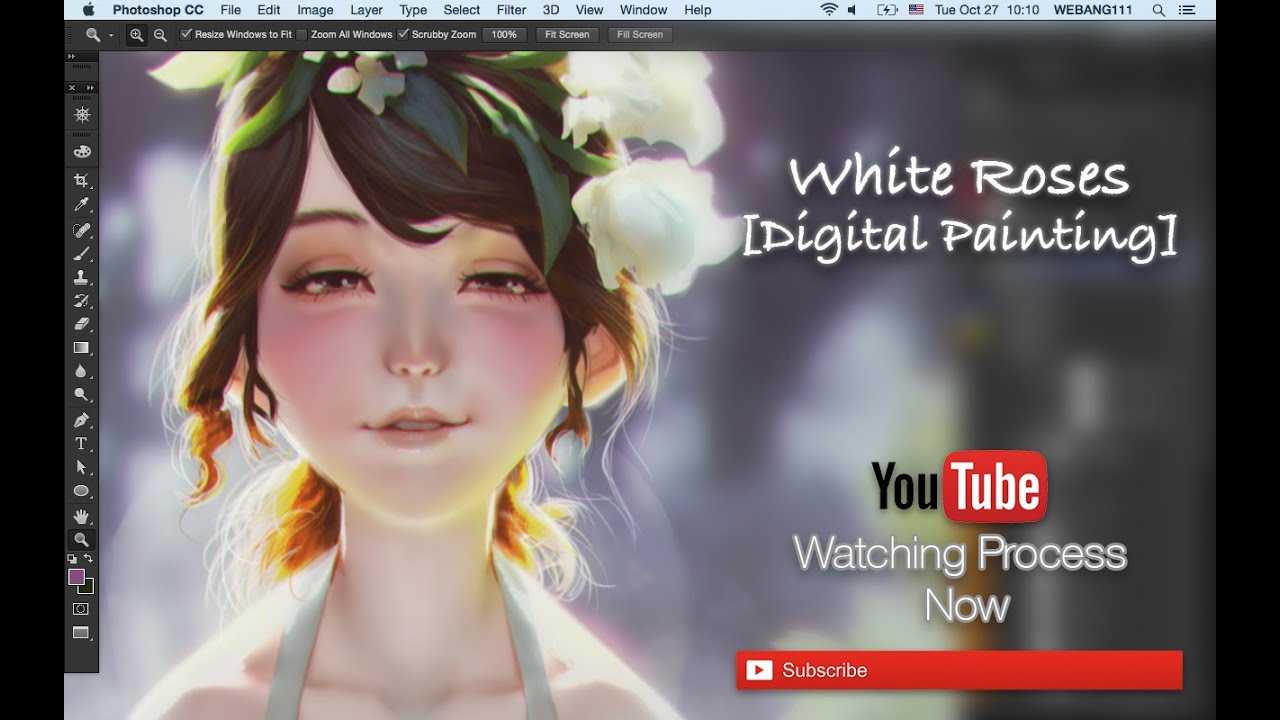 White Roses [Digital Painting]