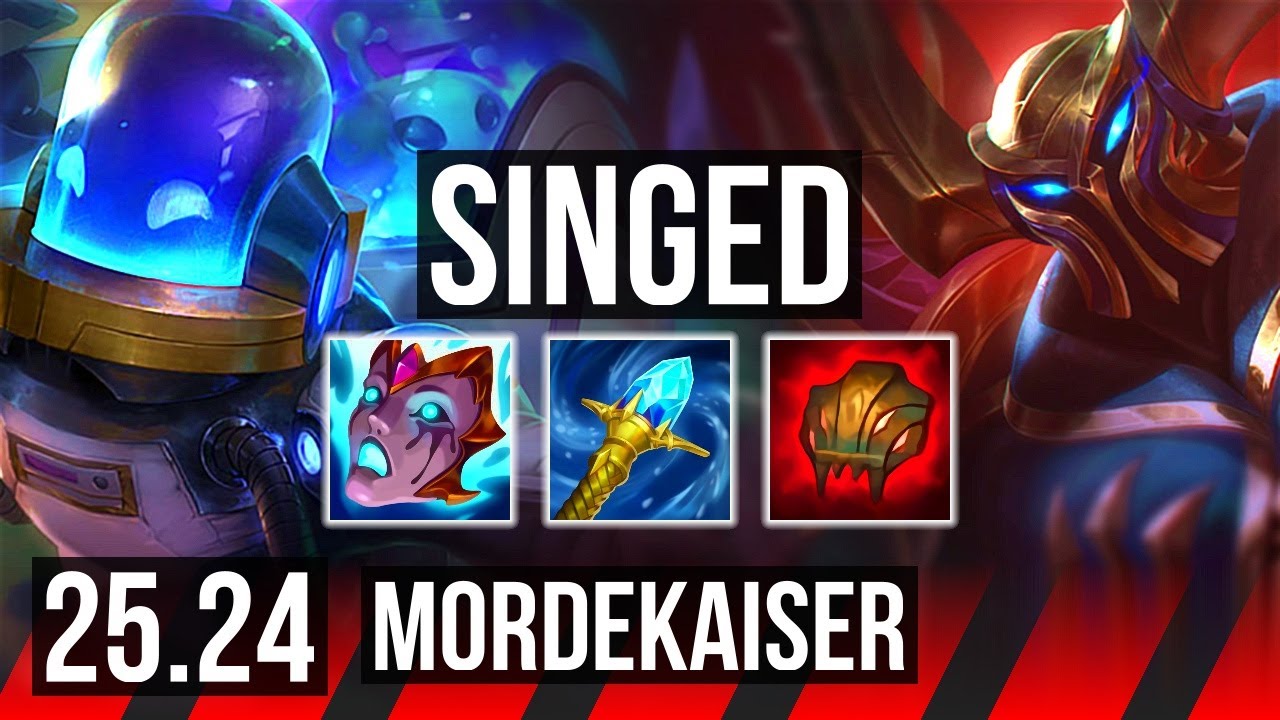 SINGED vs MORDEKAISER (TOP) | KR Master | 25.24