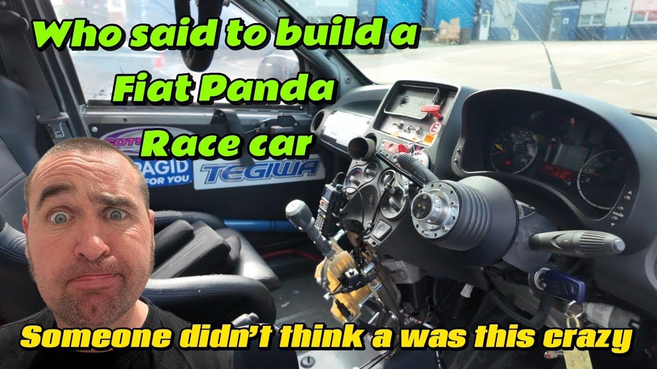 Unbelievable Race Car: Who’s Idea Was It To Build A Fiat Panda: Track Day At Anglesey Circuit.