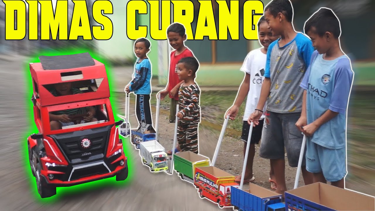MABAR truk oleng, dimas gak dapat tongkat truk akhirya curang, pakai truk aki besar