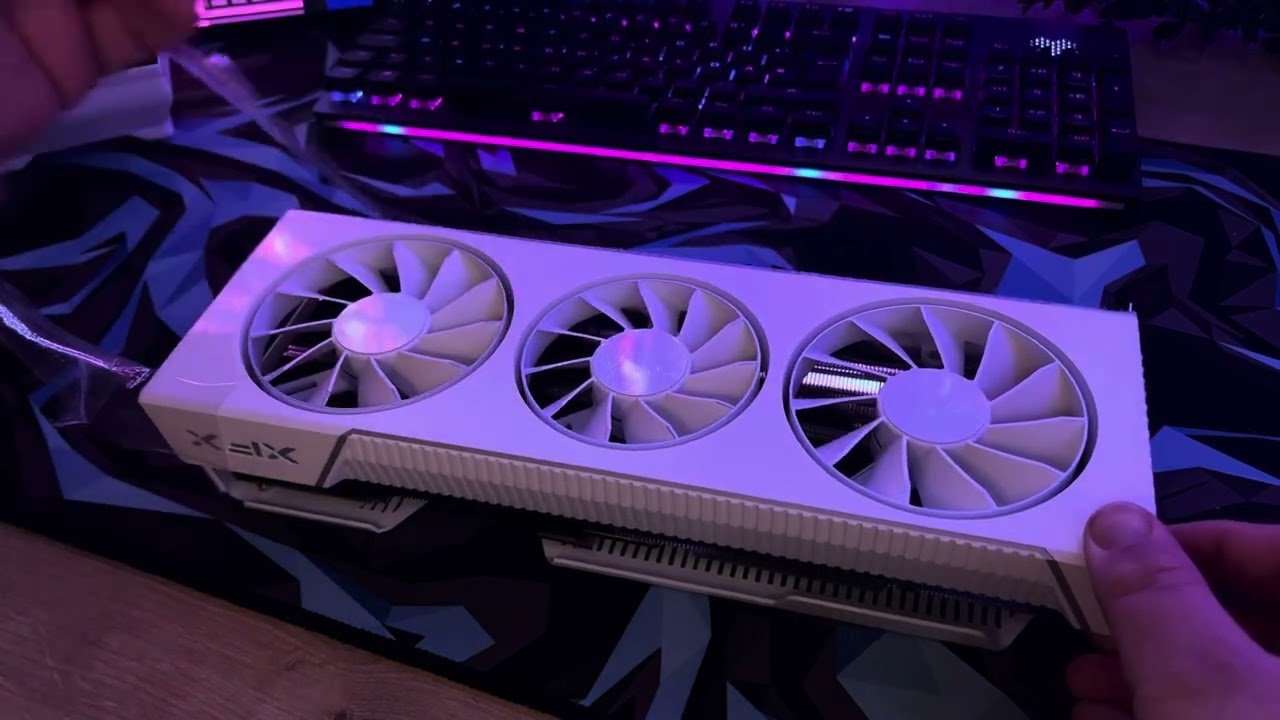 Unboxing the XFX Qicksilver Radeon RX 7800 XT Magnetic Air Gaming  #gpu  #gamingpc #hardware