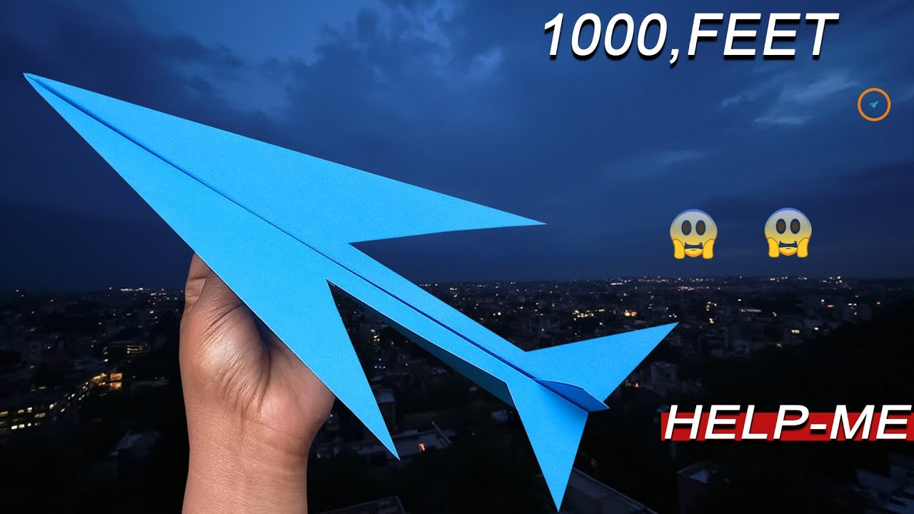 How to Make the Best Paper Airplane That Flies Far |  How to Make a Paper Airplane