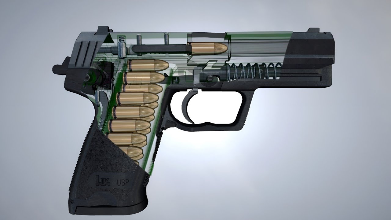 How an HK USP Pistol Works 