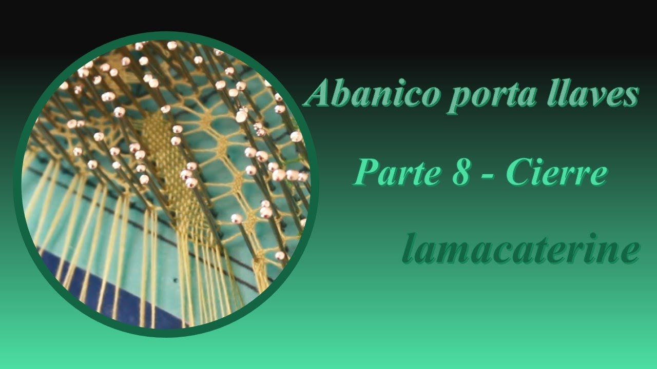 08/8 Abanico porta llaves de Abalomania: Cierre de cremallera