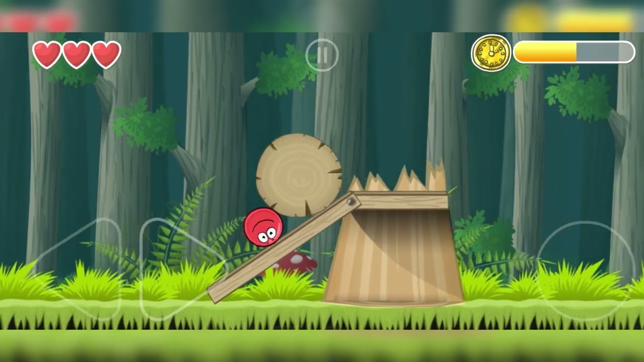 Level 22 - GOLD Clock - Red Ball 4 - Deep Forest - Time Challenge Race Guide Gameplay Pro