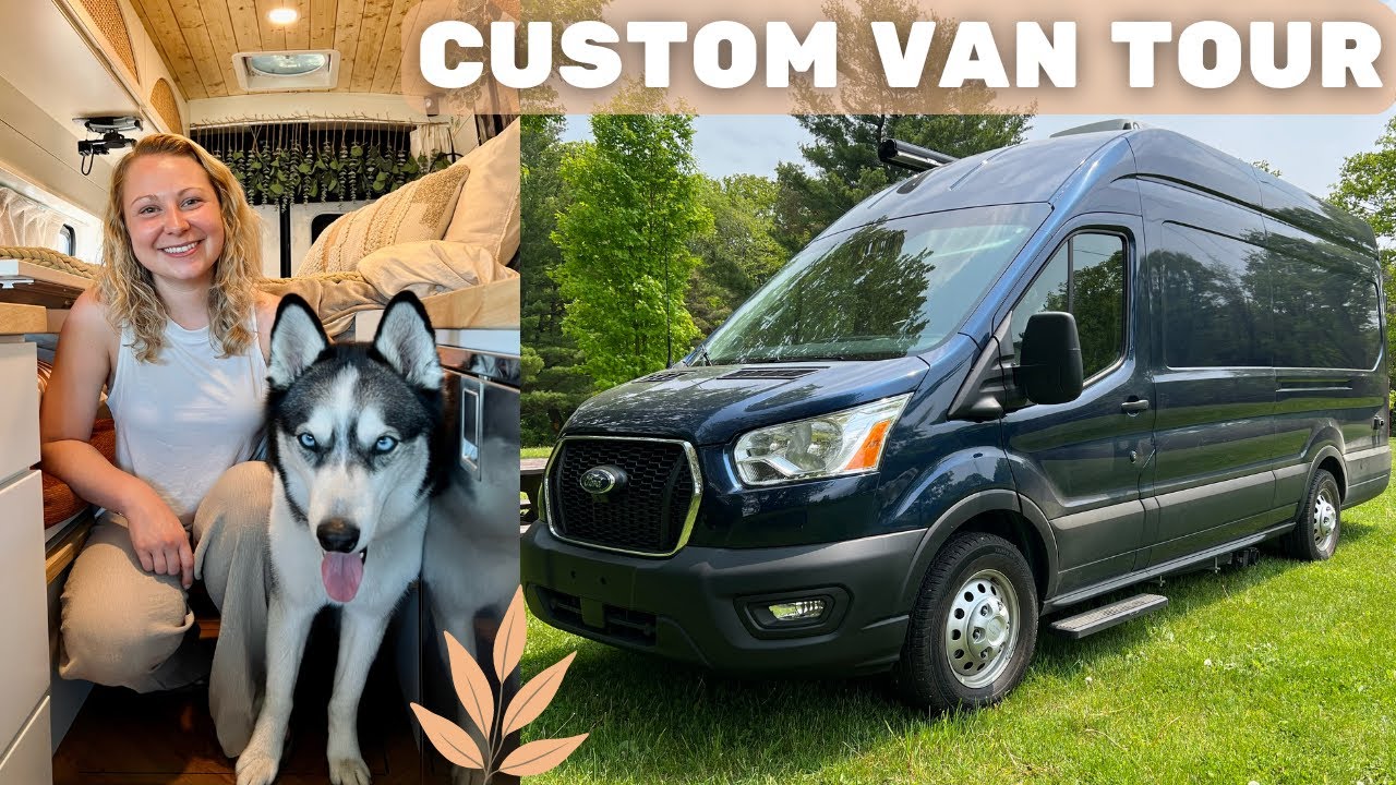 FULL TOUR of my NEW Ford Transit Camper Van! 🚐 Professional Van Conversion by Drifter Vans