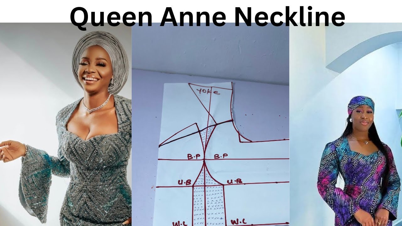 How To Cut And Sew Queen Anne Neckline