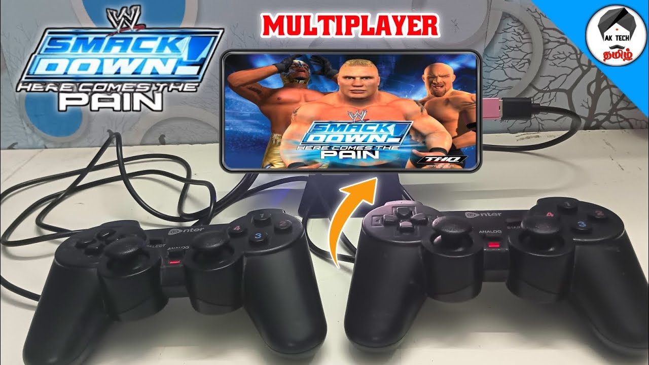 How to Play SmackDown Pain Multiplayer in Mobile | AK tech tamil 