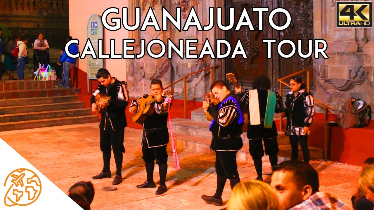Guanajuato callejoneada tour 4k Mexico Callejones