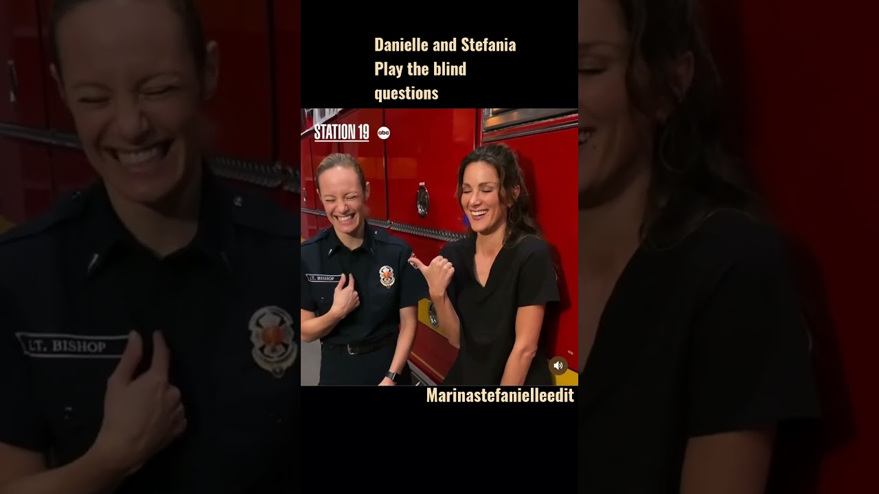 Danielle and Stefania play the blind questions