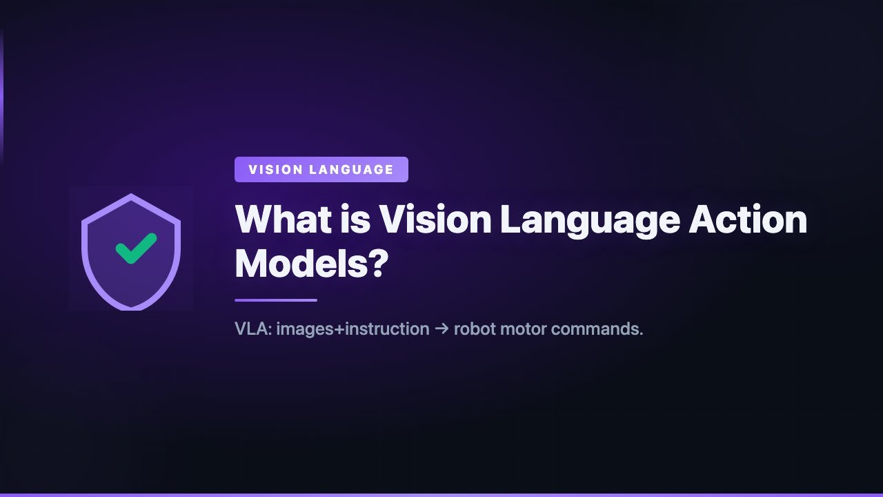 What is Vision Language Action Models?