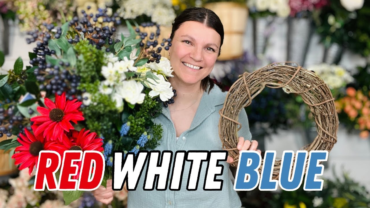 Сплетите вместе со мной патриотический венок! 🇺🇸 🌿