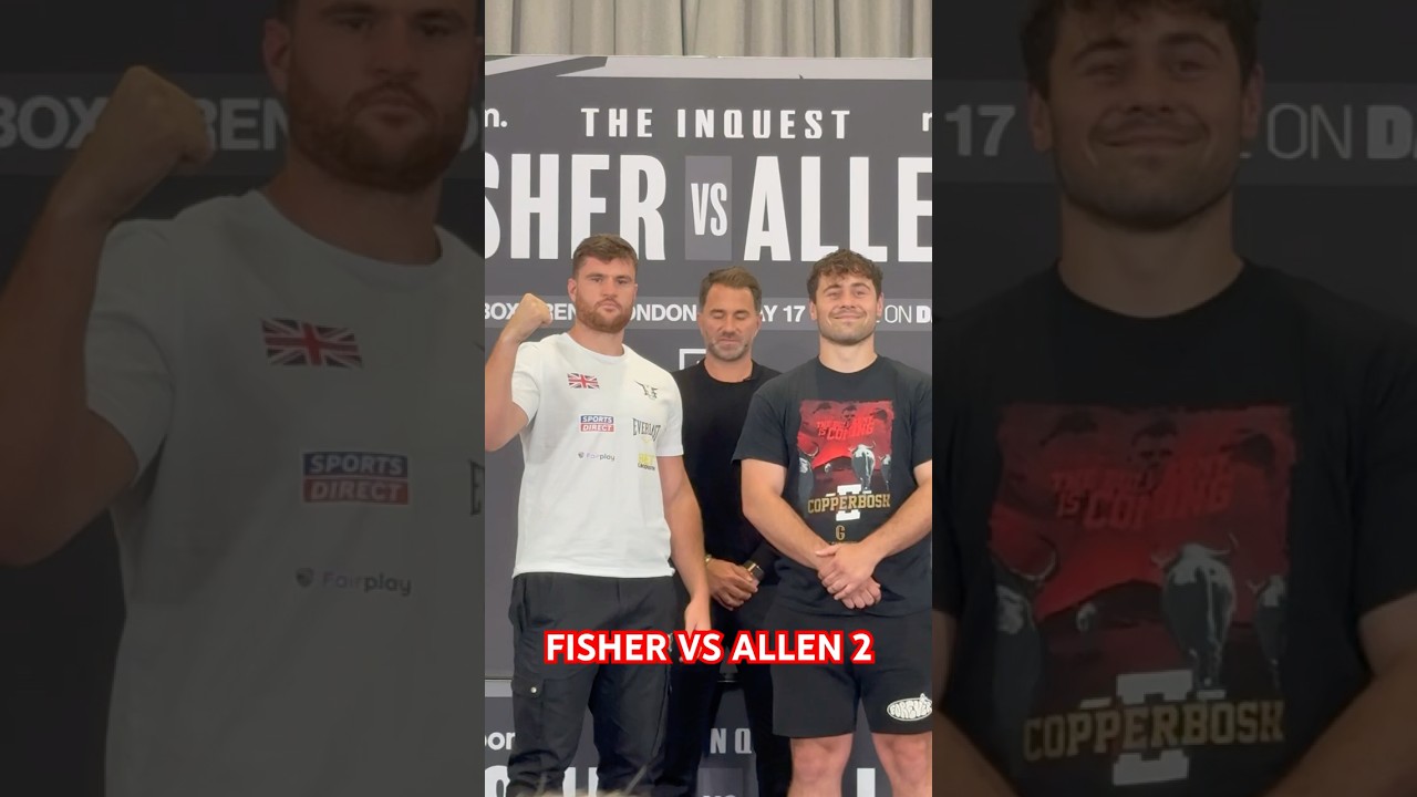 READY FOR THE REMATCH!🥊🔥 FISHER VS ALLEN 2