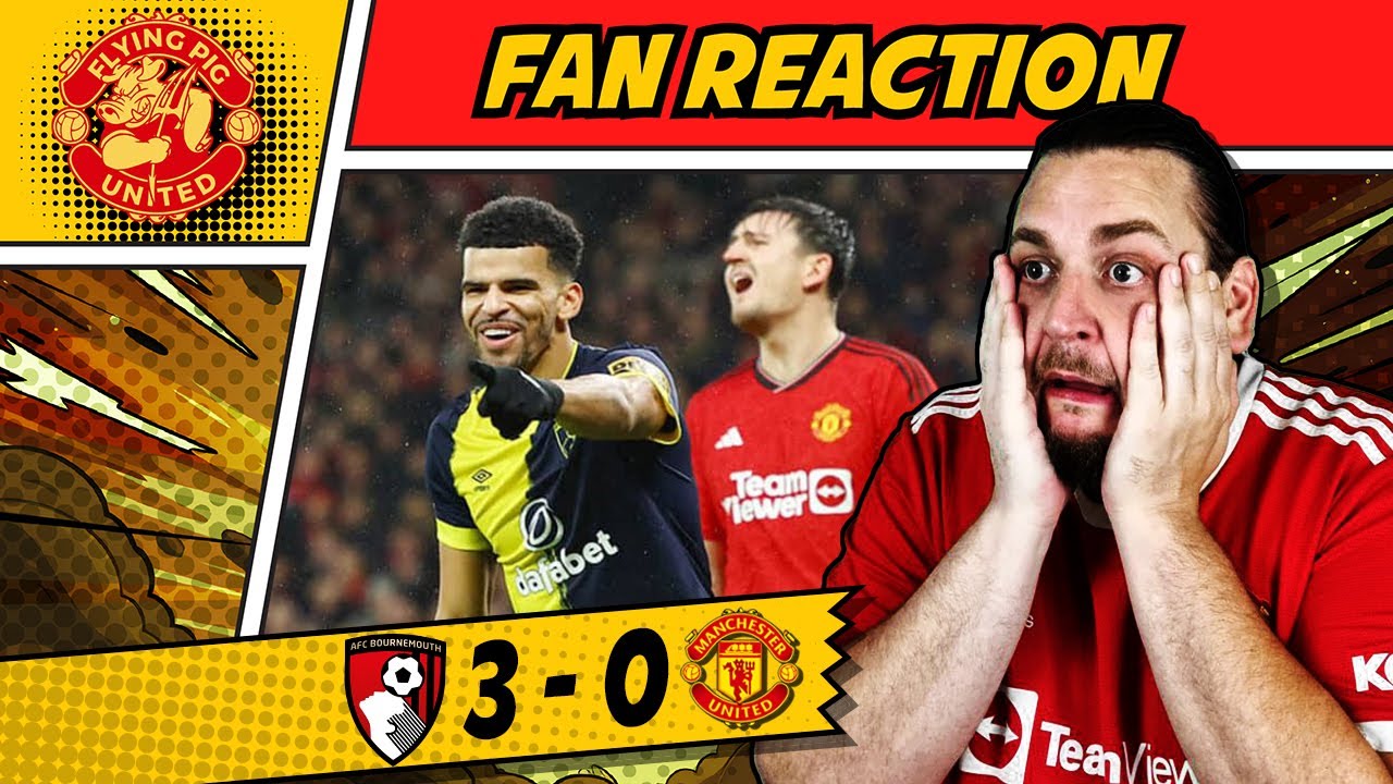 ГЛУПОСТЬ 🤬 Десять Хагов, полный бардак! ГОЛЫ «Манчестер Юнайтед» 0-3 «Борнмуту» РЕАКЦИЯ болельщик...