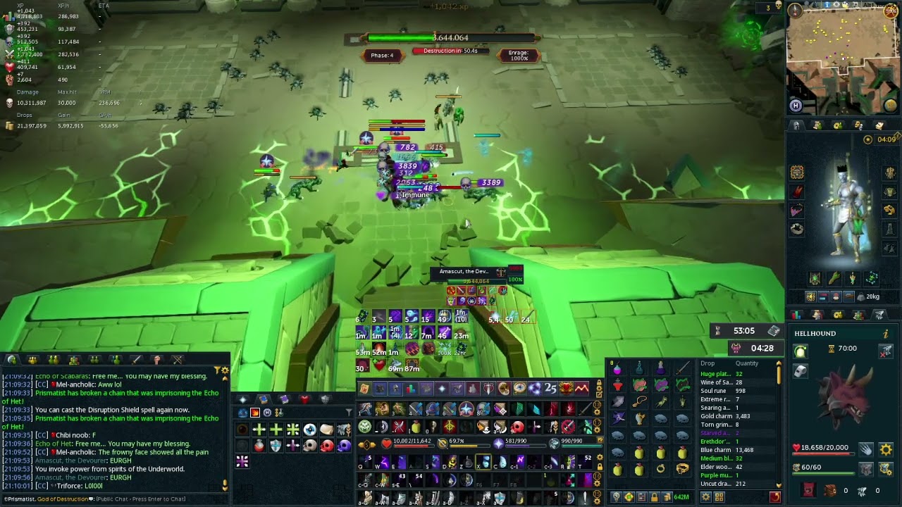 Low Effort 1k Necro Amascut Basing Guide Triple Swipe P3 Start (lesser bone shield, no malle buff)