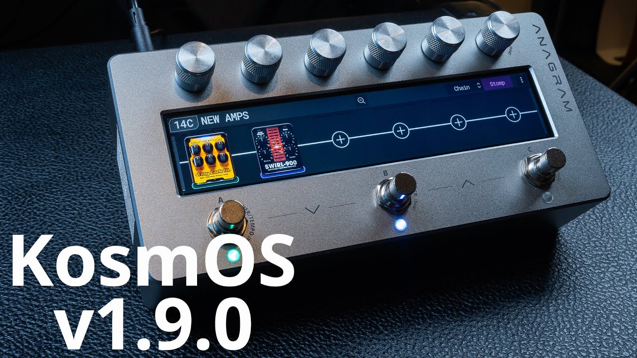 Anagram: New Amps - Black & Yellow Tiny Lark III and Swirl-900 (KosmOS 1.9.0)