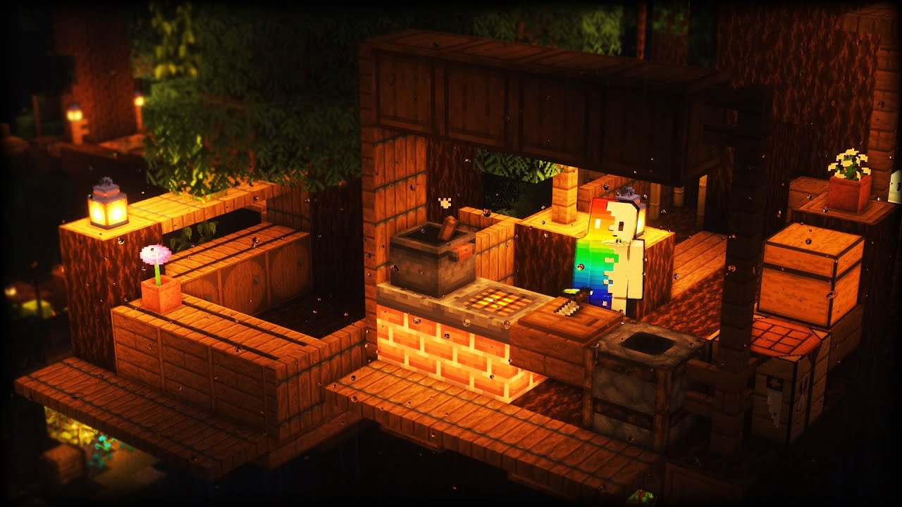 비 오는 숲속에서 하는 잔잔한 요리 ｜ 모드 야생 EP. 11