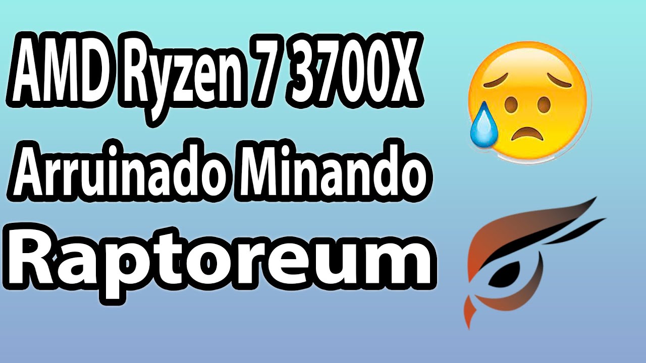 CPU Arruinando por estar Minando Raptoreum AMD Ryzen 7 3700X  ?  Mira que Paso