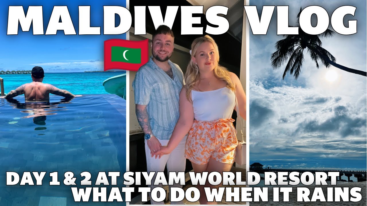 MALDIVES VLOG DAY 2 & 3 | Rainy days what is there to do in one of the worlds best hotels!