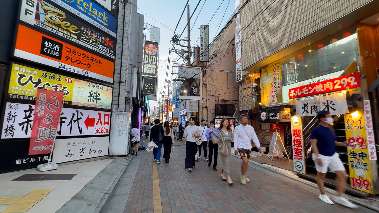 Japan street walking tour at the  afternoon in Omiya city Saitama | Japan Walk
