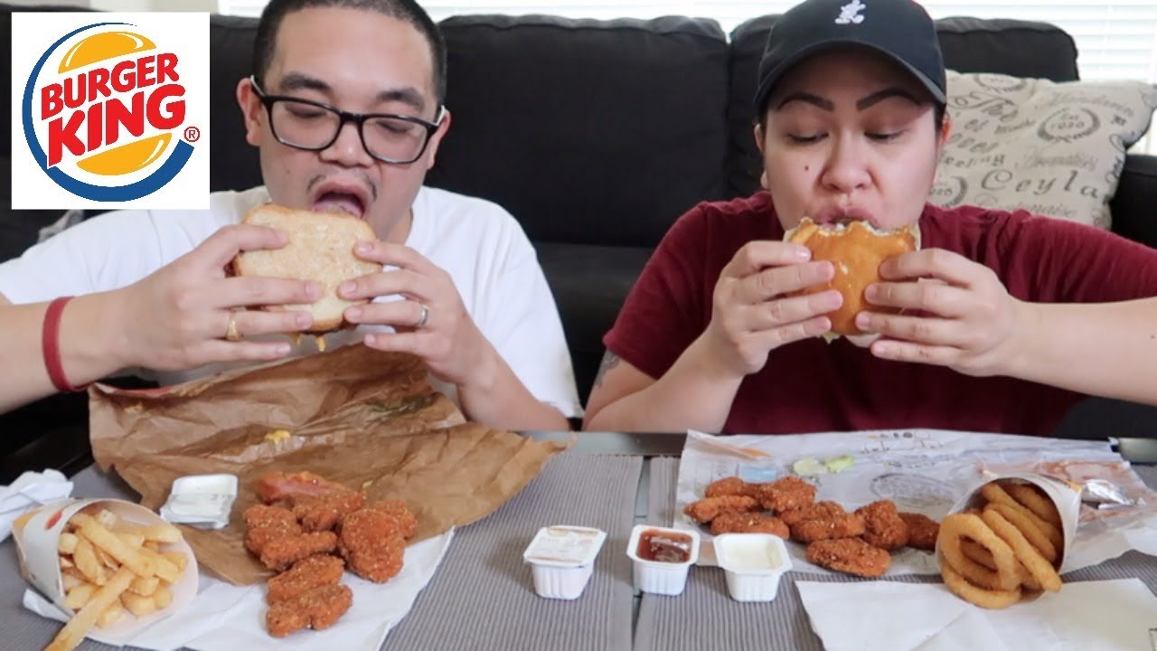 BURGER KING | MUKBANG (EATING SHOW) + BIRTH STORIES