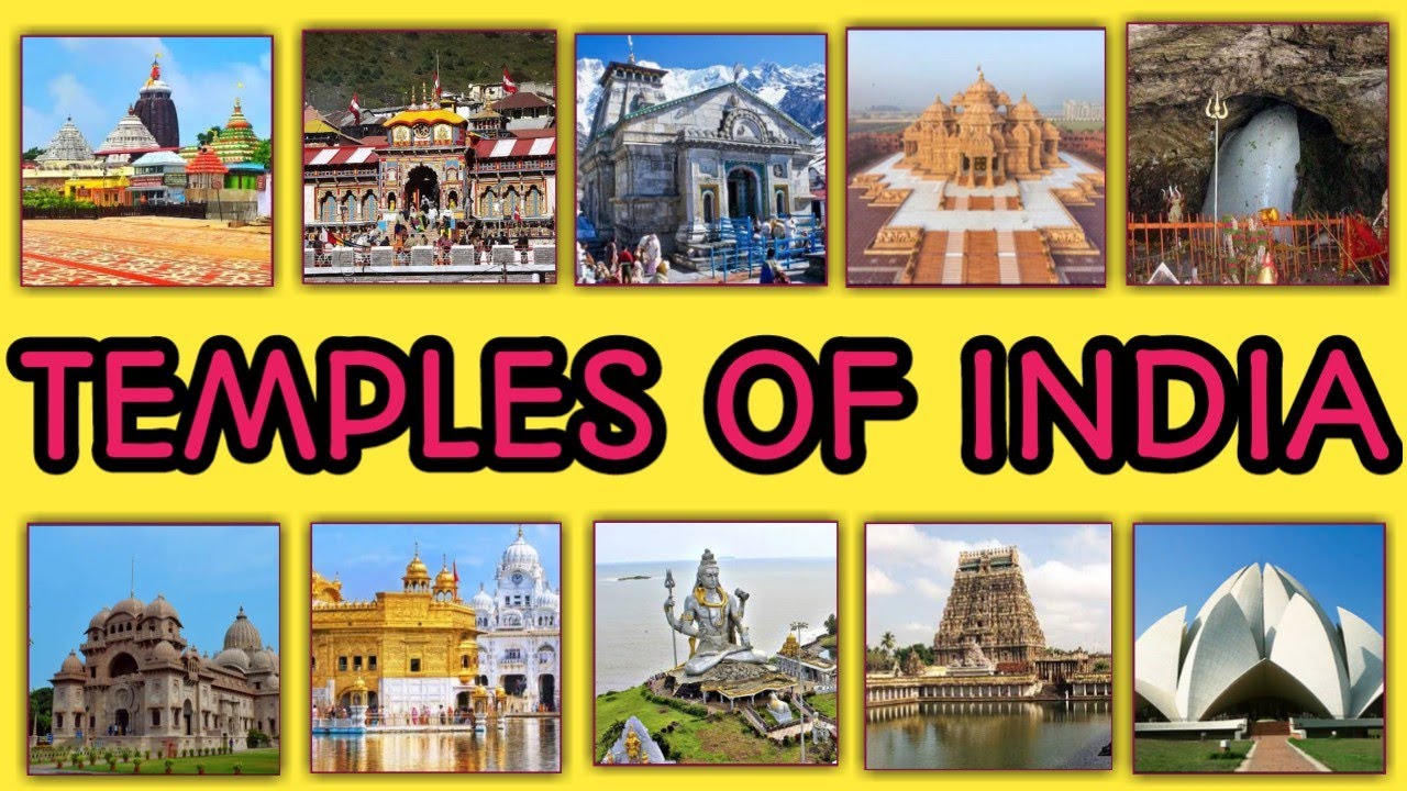 59 Temples of India with location | Temples of India beautiful | Indian temple | general knowledge
