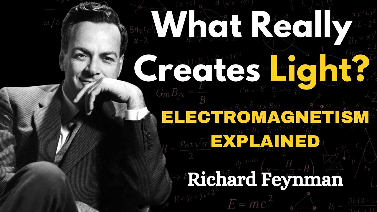 Feynman Explains How Electric and Magnetic Fields Create Light