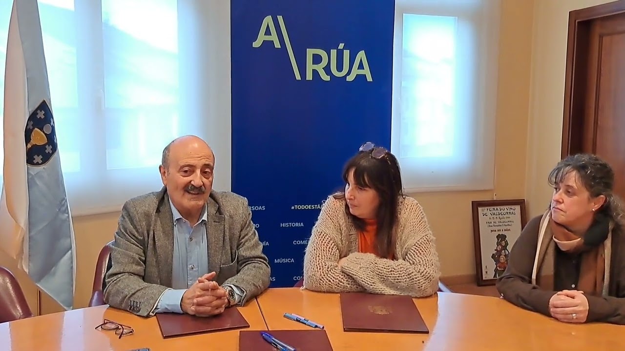 Firma del convenio de la Confederación Hidrográfica Miño-Sil y A Rúa