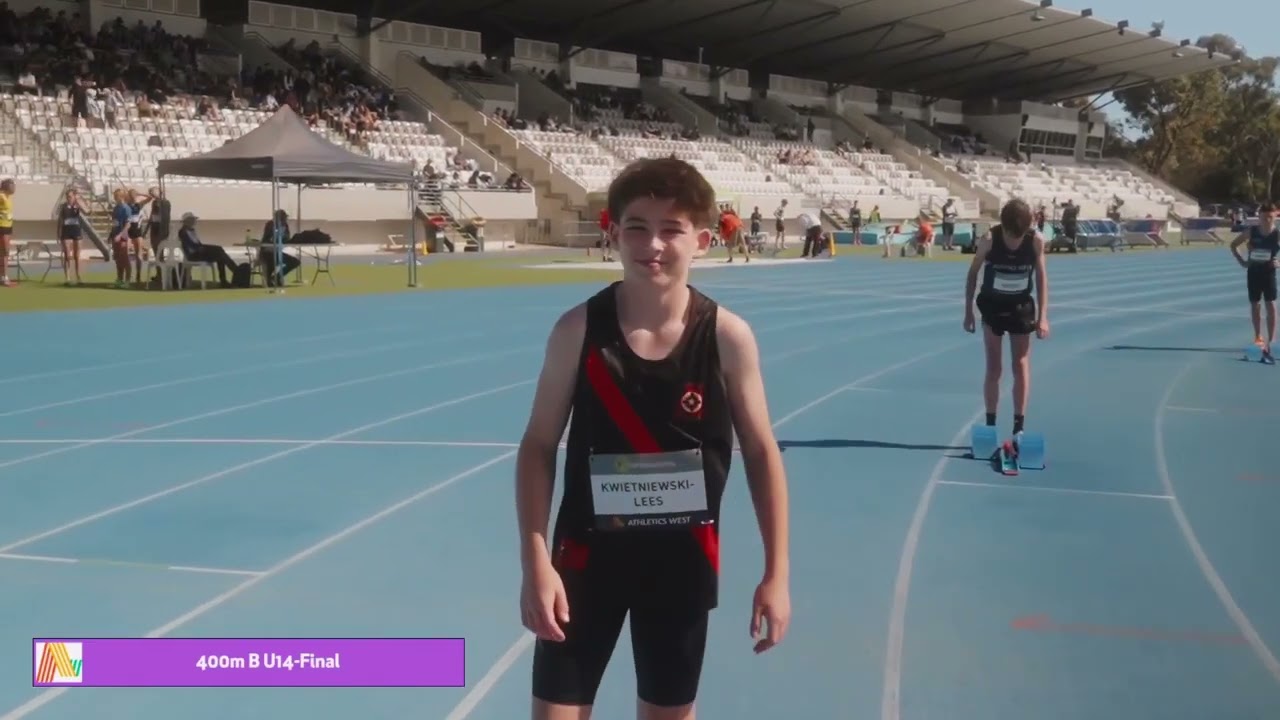 2025 WA ALL Schools 400m final Isaiah Tichborne