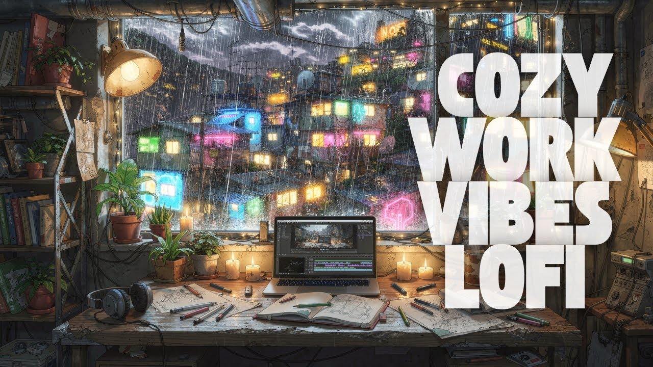 🎧 Rainy Favela Nights - LoFi Study Music for Focus & Relax