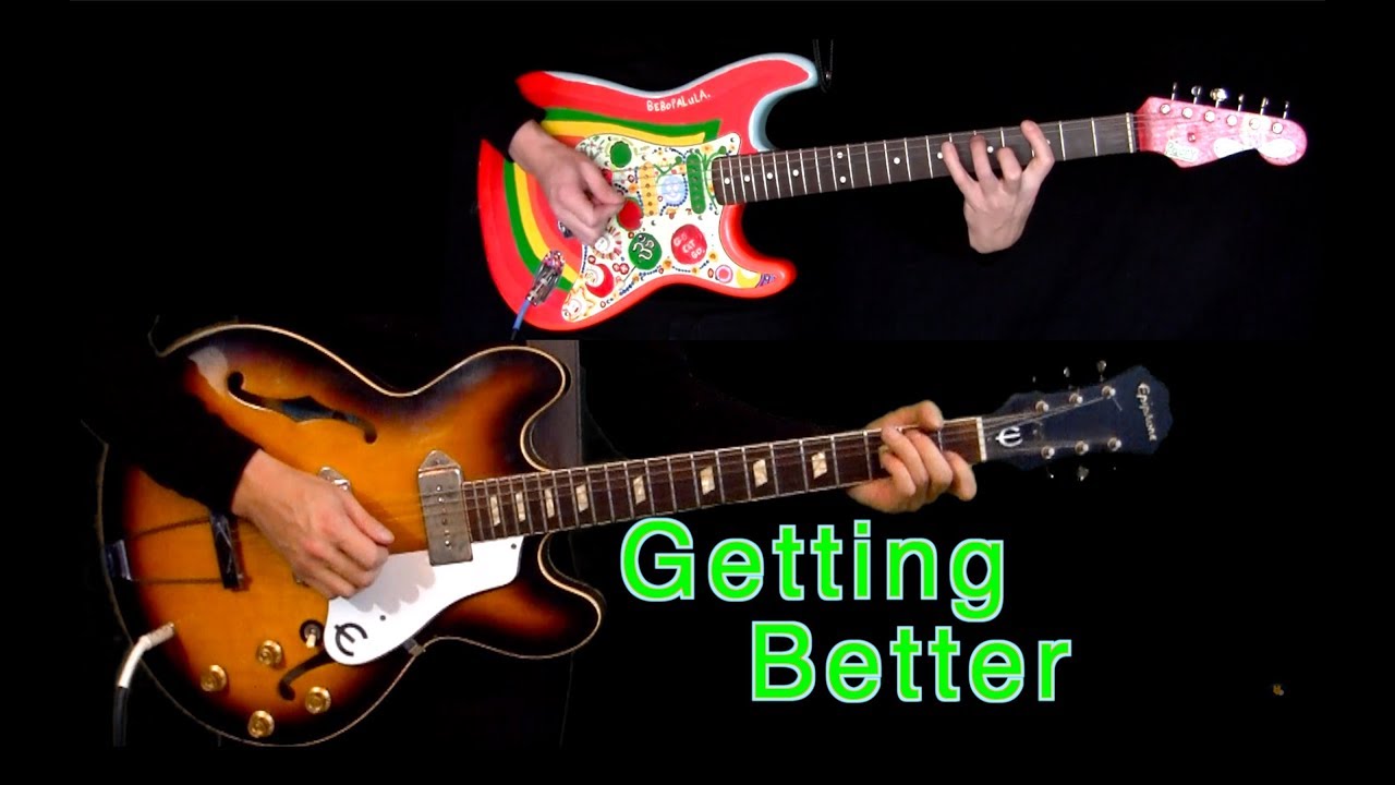 Getting Better | Lead + Rhythm Guitar Cover | Isolated Guitars