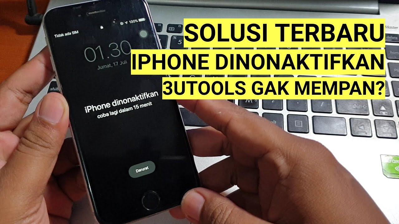 Flash iphone 6 dinonaktifkan, pake 3utools tetap dinonaktifkan? Pake itunes aja