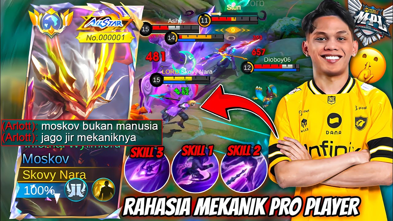 RAHASIA MAIN MOSKOV SEPERTI PRO PLAYER! KALIAN HARUS TAU MAKRO MIKRO INI! TOP GLOBAL MOSKOV ~ MLBB