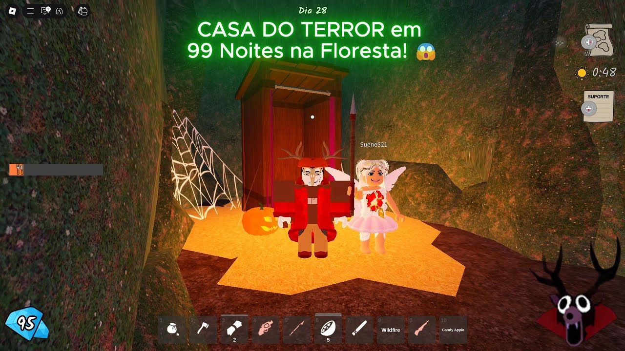 CASA DO TERROR em 99 Noites na Floresta! 😱 Revelamos Onde Fica e As MELHORES DICAS de SOBREVIVÊNCIA!