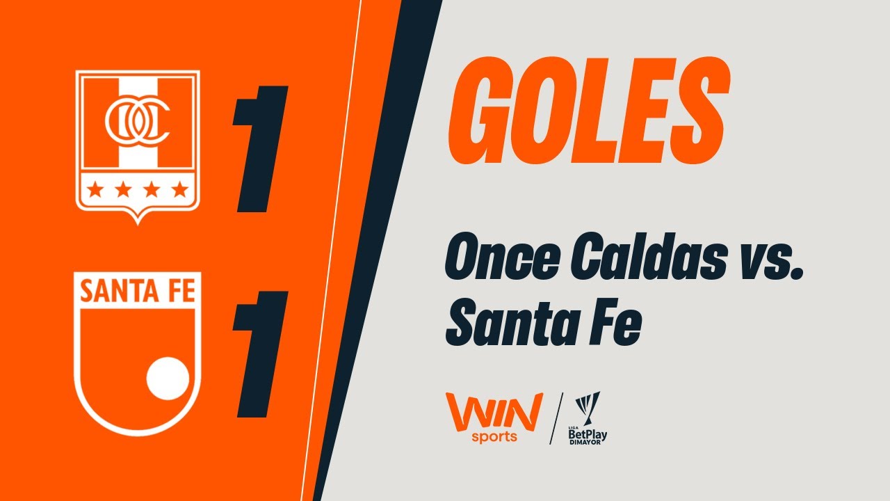 Once Caldas vs. Santa Fe (goles) | Liga BetPlay Dimayor 2026-1 | Fecha 2