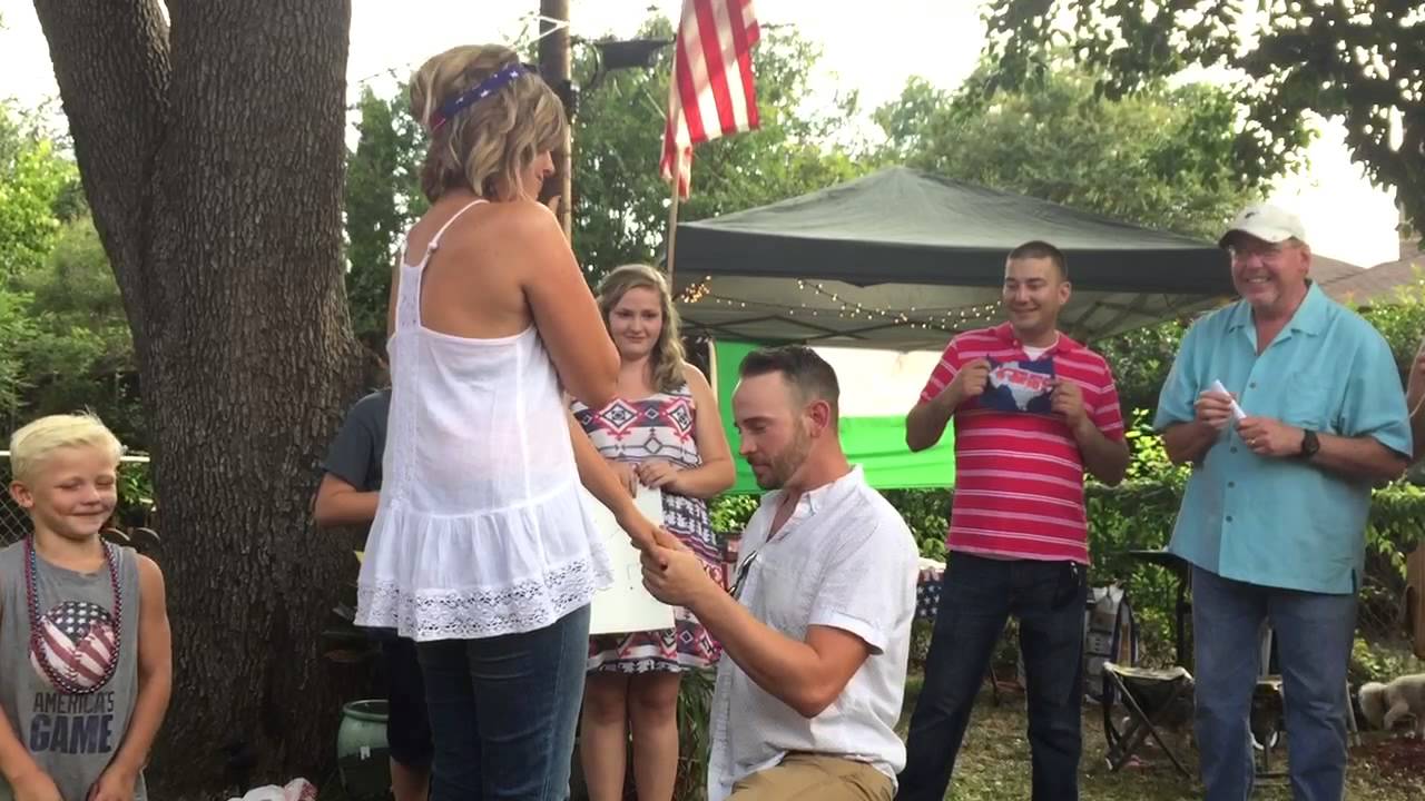 Taylor surprises Kaley with a marriage proposal