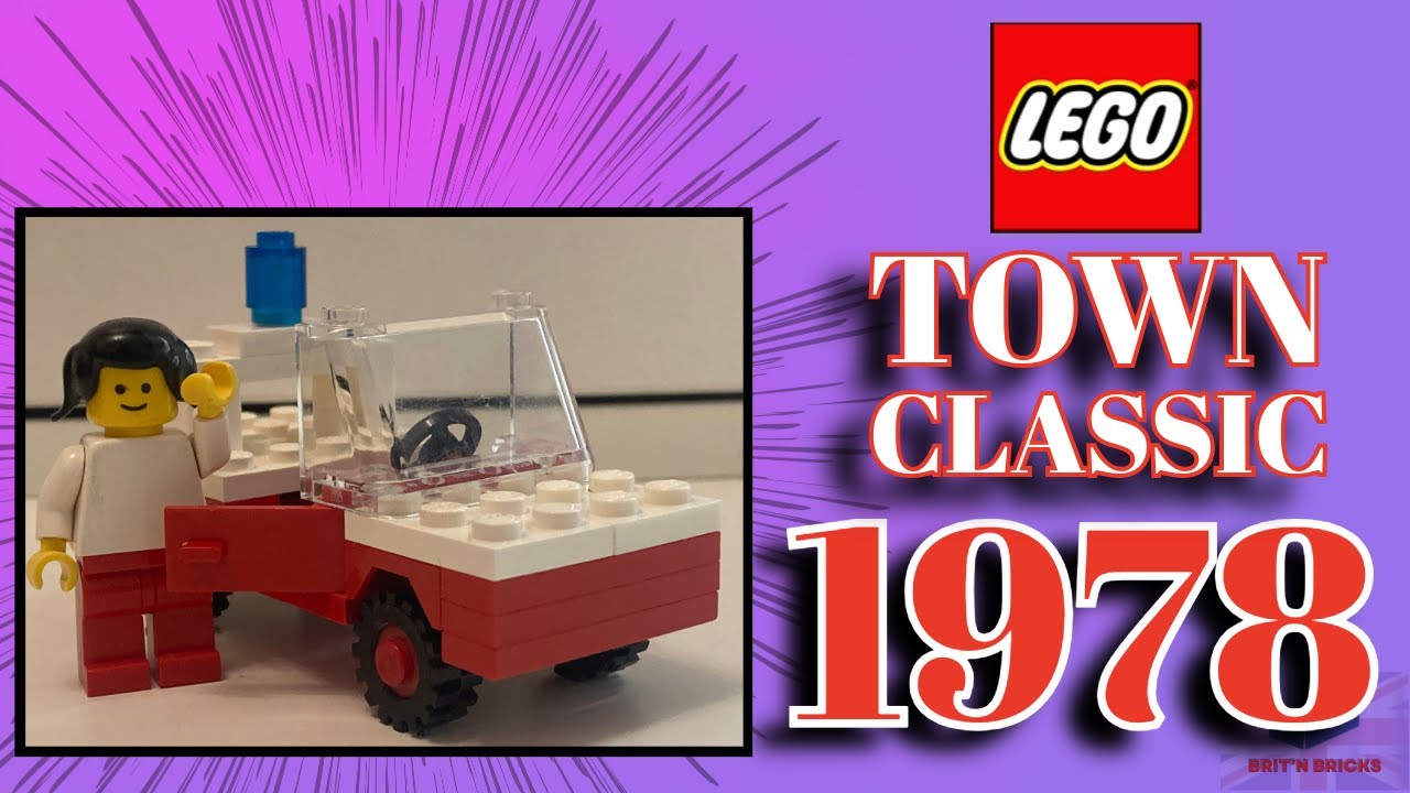 Винтажный набор LEGO Town Classic SET 623-1 — Машина медика (1978)