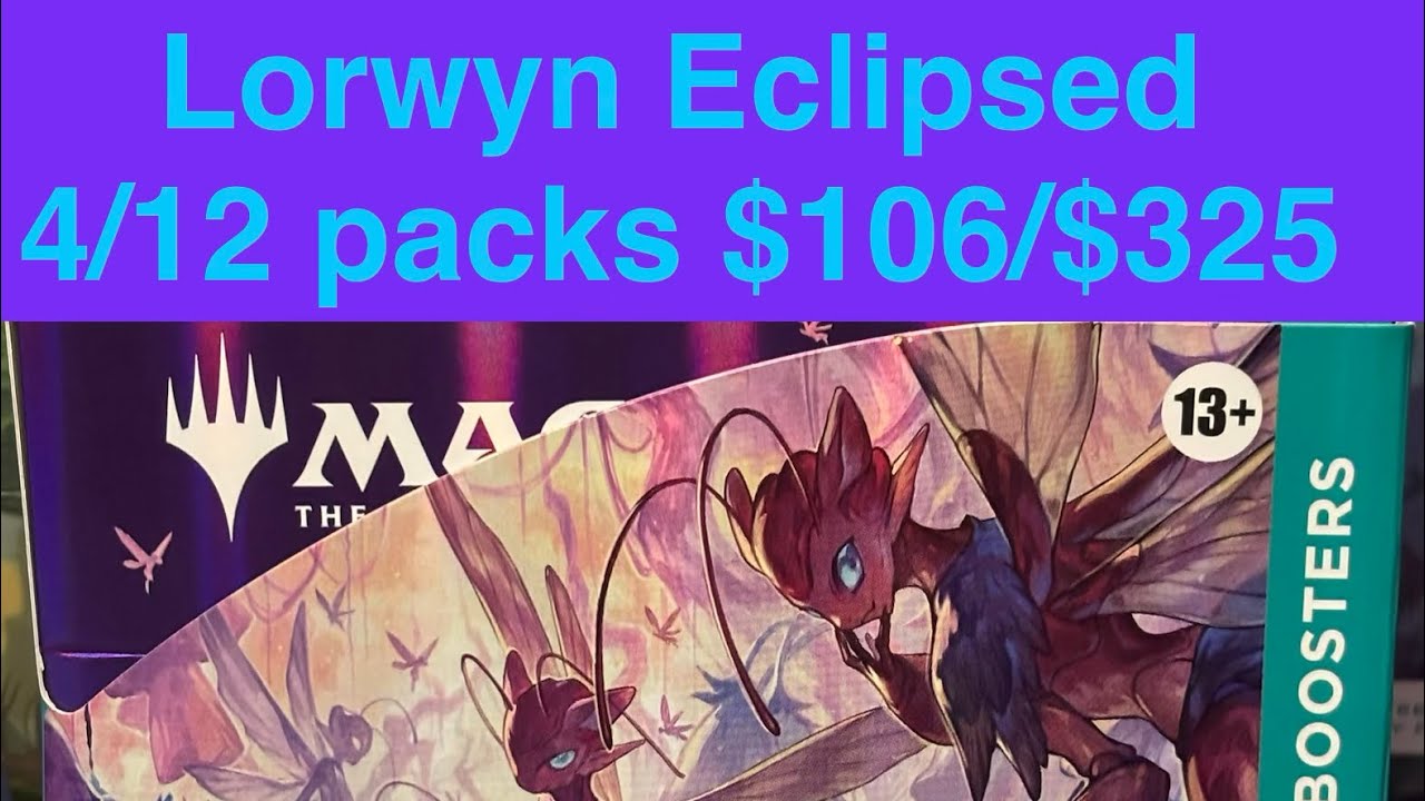 Lorwyn Eclipsed collector box! Packs (4/12) price ($106/$325)