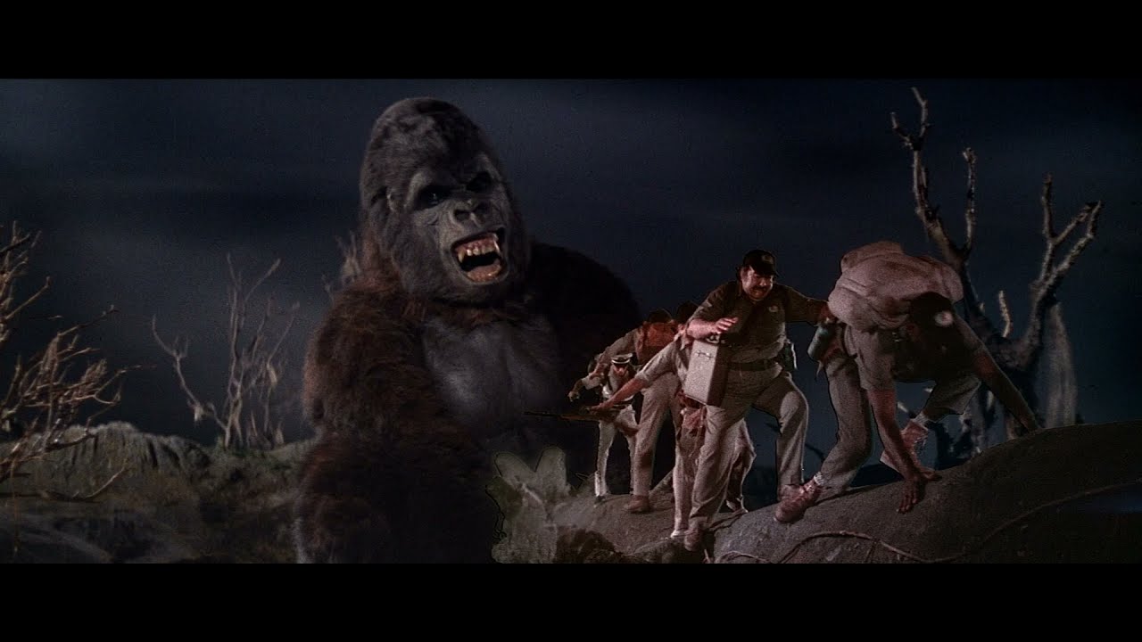 King Kong (1976) - Kong vs. Petrox Crew