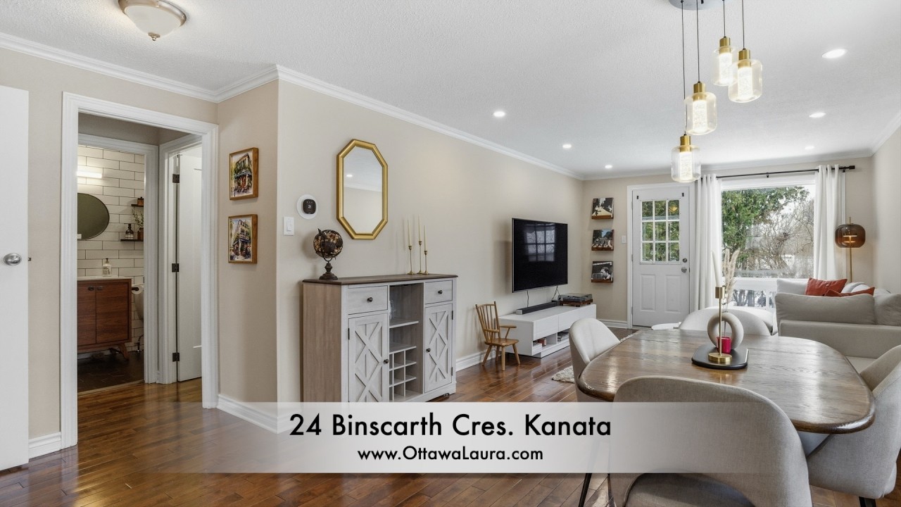 Affordable 4 Bedroom Starter Home in Kanata | Large Pie Shaped Lot | 24 Binscarth Ottawa