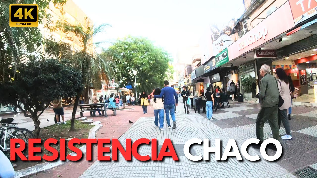 Un Paseo por la Peatonal de Resistencia Chaco un S&aacute;bado Lleno de Gente 🚶&zwj;♀️ #Chaco #Argentina