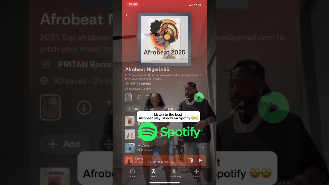 The best Afrobeat playlist on Spotify #playlist #spotifyplaylist #music #afrobeat