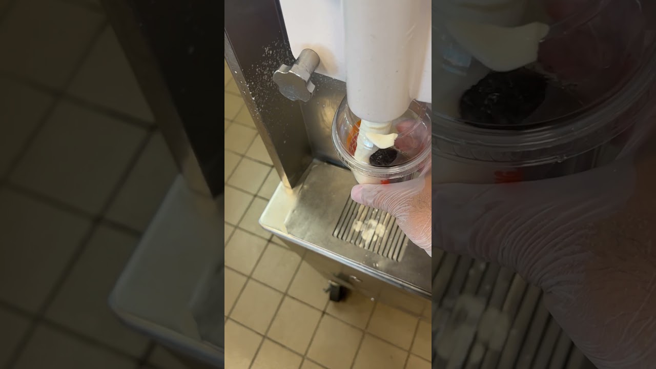 BK POV: How The Burger King Oreo Milkshake is made #Shorts #burgerking