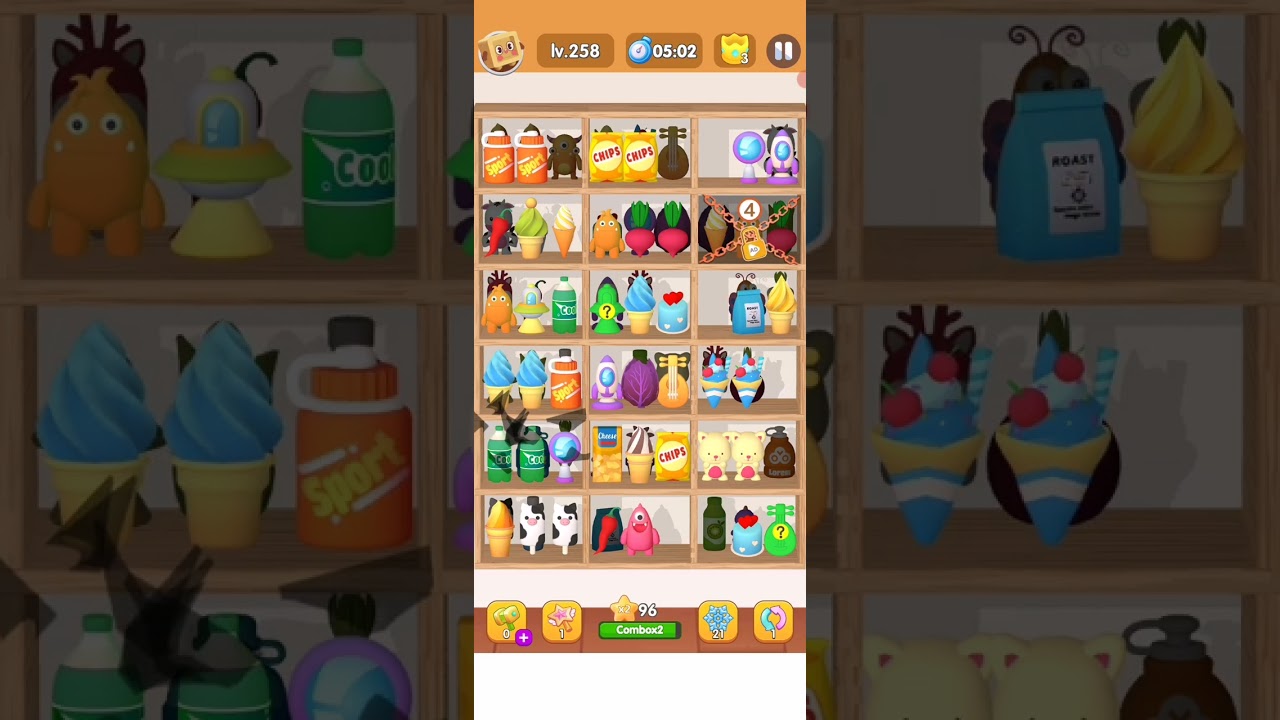 Goods Puzzle Sort Challenge Level 258 Gameplay Updated 