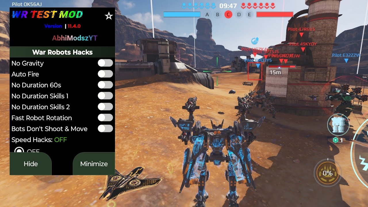 War Robots Mod Menu