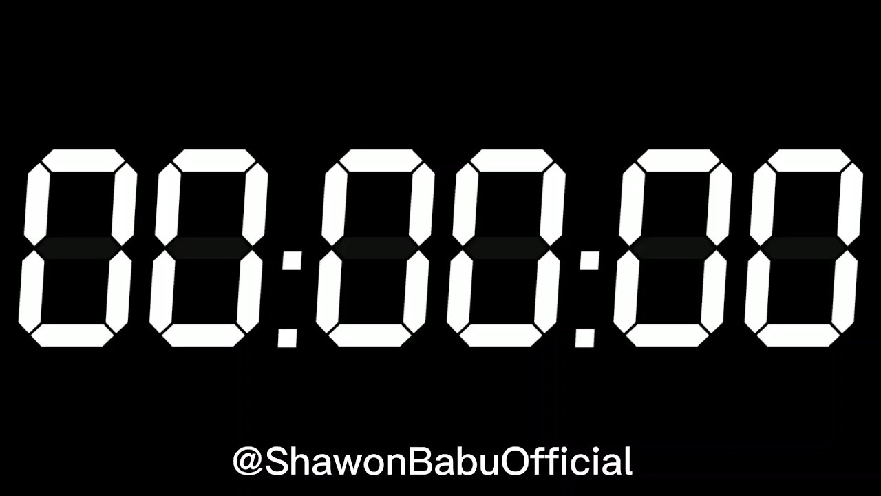 12 Hours Digital Clock.